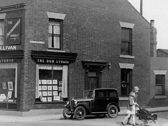 The Don Photographic Studio at the St Sepulchre Gate/Elsworth Street corner, Doncaster