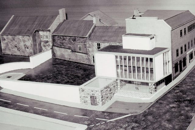 The original designs for the Fife Free Press bulding in Kirk Wynd, circa 1967. The paper's print plant was already established on site - the extension was to add two floors. The front was then re-designed in early 2000s