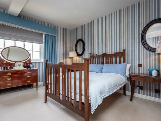 Another of the property's six double bedrooms.