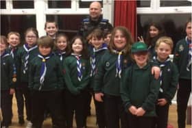 Doncaster Scouts received a visit from police.