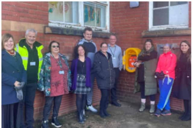 The new community defibrillator has been installed in Wheatley.