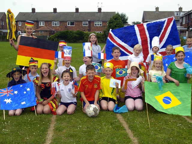 Hatfield Crookesbroom Primary School held a mini Olympics for their sports day. All the pupils took part and were split into six countries, Australia, Brazil, France, Great Britain, Germany and Spain, June 2009