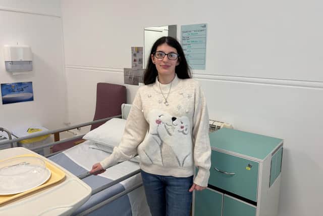 Annalise Walsh, who is one of 17 people who has worked with Aspire to Be and been offered a job with Doncaster Bassetlaw NHS Foundation Trust.