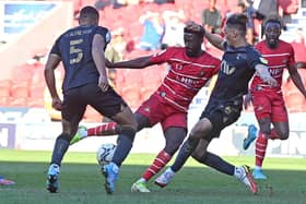 Doncaster Rovers' Jordy Hiwula has attracted interest.