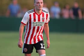 Caolan Lavery in action for Sheffield United. Photo: Simon Bellis/Sportimage.