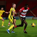 Doncaster Rovers striker Mo Faal.
