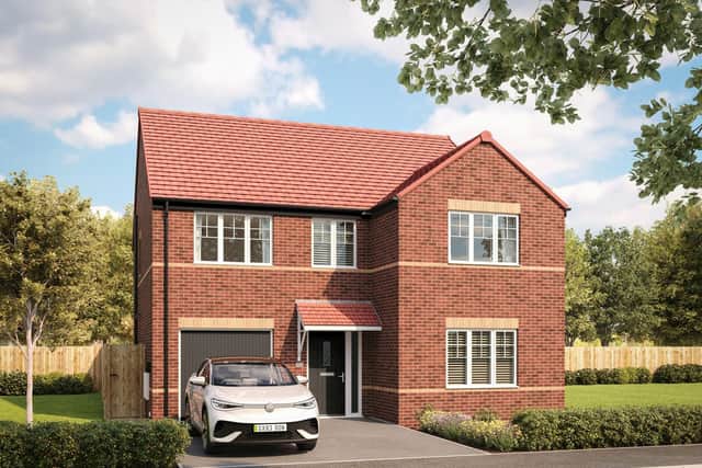 Final homes - The Darwood (CGI shown) is one of the remaining family homes for sale at Brecks Lane Park, Rotherham