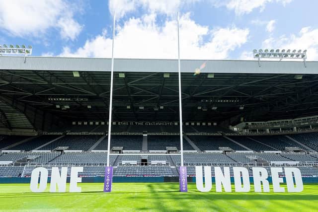 St James' Park will host the opening game of the Rugby League World Cup.
