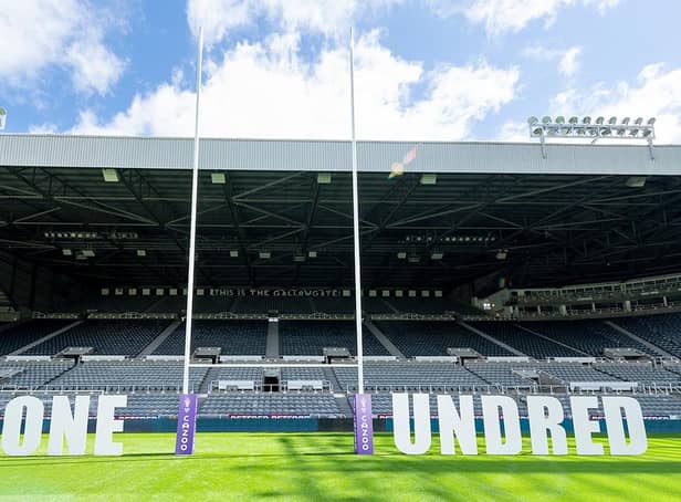 St James' Park will host the opening game of the Rugby League World Cup.