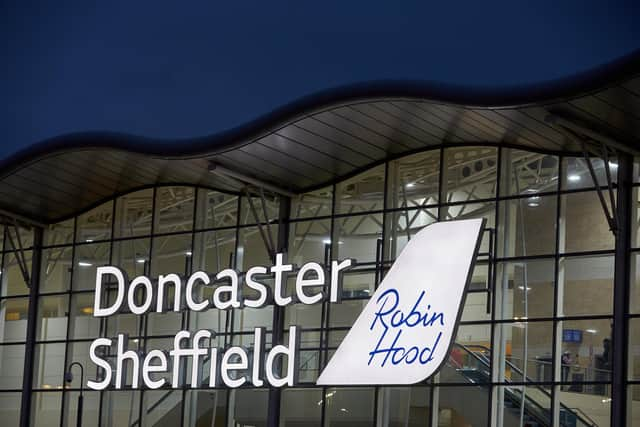 Doncaster Sheffield Airport.