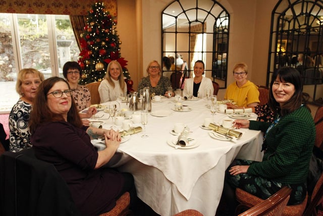 Hospitals celebrate their long-serving colleagues at afternoon tea.