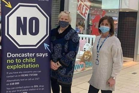 Carmel and Jayne at the Frenchgate