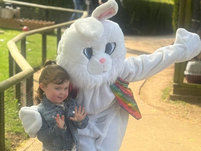 Meet the Easter Bunny at the Tropical Butterfly House