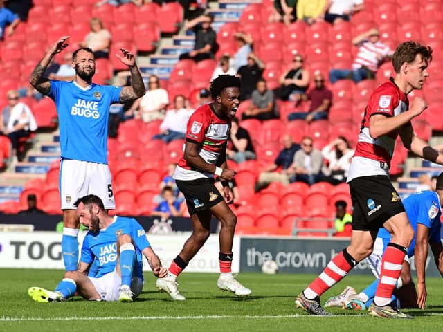 Deji Sotona's first Doncaster Rovers goal was one of the few positives last weekend.