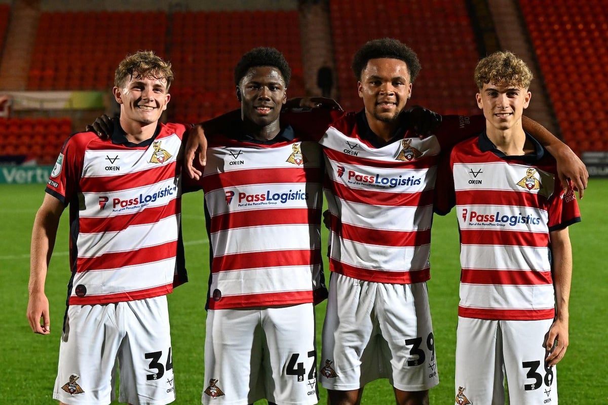 Grant McCann praises Doncaster Rovers' young quartet after senior debuts in EFL Trophy win