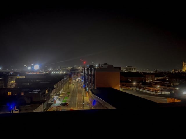 A view from the roof of the former ABC Cinema.