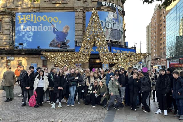 Outwood Academy Danum students watched Mrs Doubtfire at Shaftesbury Theatre as part of the trip