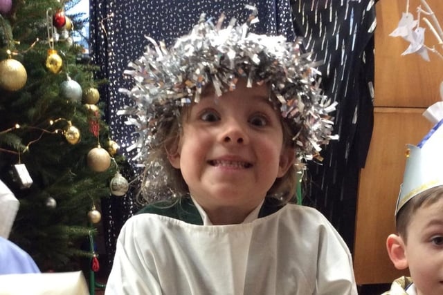 An angel at Kettleshulme Primary