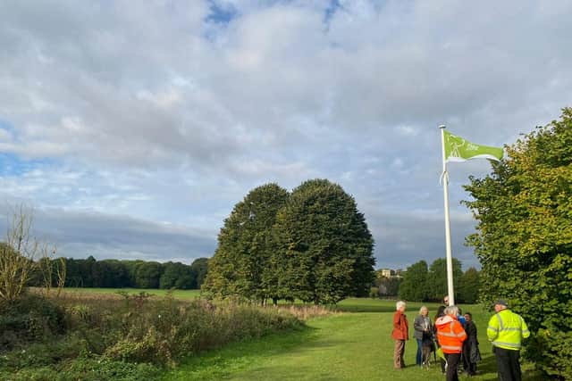 The Green flag is flying at Campsall Park.