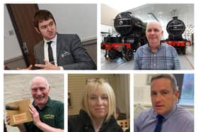 Doncaster's King's Birthday Honours recipients, clockwise from top left, Dan Fell, William McHugh, Michael Mills, Beverley Adey-Morgan and Colin Grace.