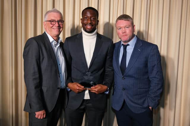 Sheffield Star Football Awards 2025
OEC Sheffield
Doncaster rovers player of the year Joseph Olowu