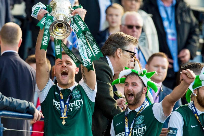 Name each player to score for Hibs during the cup run?