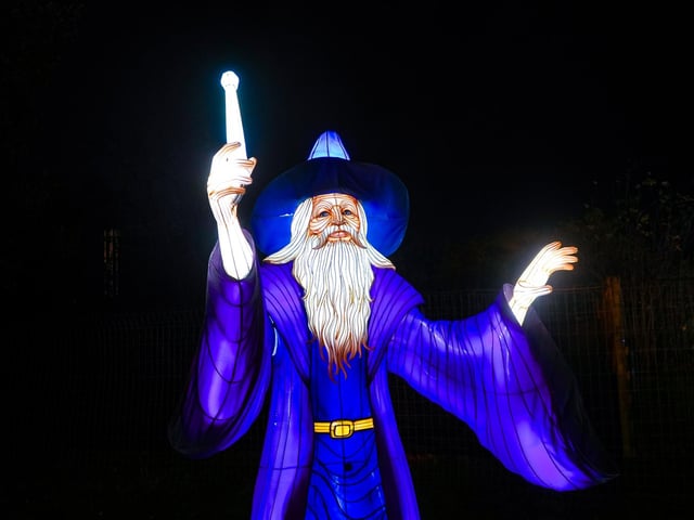 Yorkshire Wildlife Park winter illuminations 2025