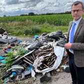 MP Nick Fletcher and the flytipping