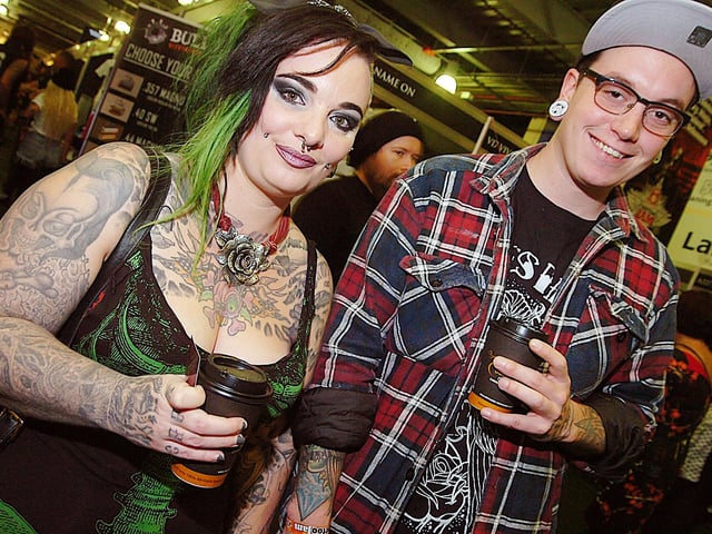 At the Tattoo Jam at Doncaster Racecourse in 2013 were Charlie Jones and Kieran Gorse