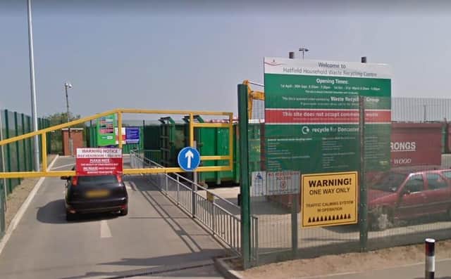 Hatfield Woodhouse waste and recycling centre