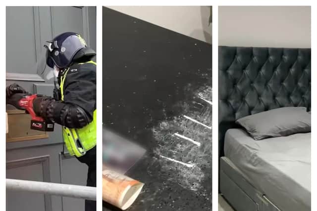 Police made a number of arrests for drugs and sex trafficking offences following a modern slavery probe across the region.