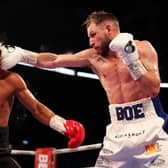 Hughes beat former IBF Featherweight world champion Kid Galahad last time out in what was another upset. Photo: Nathan Stirk/Getty