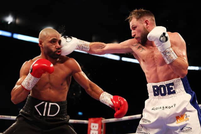 Hughes beat former IBF Featherweight world champion Kid Galahad last time out in what was another upset. Photo: Nathan Stirk/Getty
