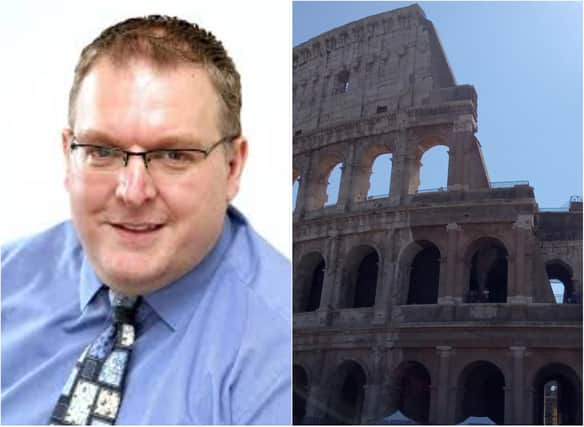 Darren Burke - managed to enjoy a holiday in Italy.