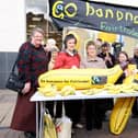 Doncaster Fair Trade Campaigns outside Primary in town and take part in a world record fair trade banana eating session in honour of Fair Trade fortnight in 2009