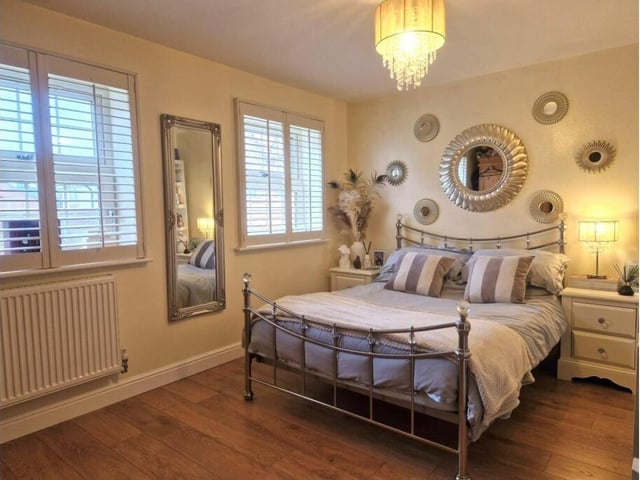 Another of the spacious double bedrooms.