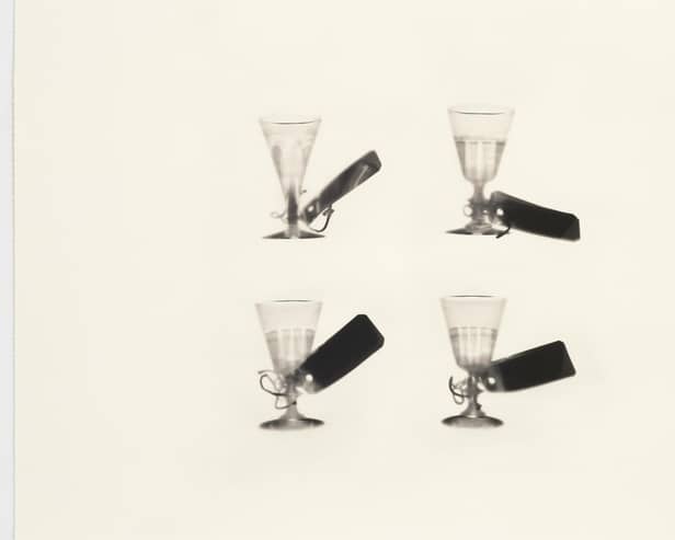 Cornelia Parker, Fox Talbot’s Articles of Glass (bottoms up), from: Fox Talbot’s Articles of Glass, 2016. Courtesy and © the artist and Alan Cristea Gallery, 2023. Photo: FXP Photography, London, 2017.