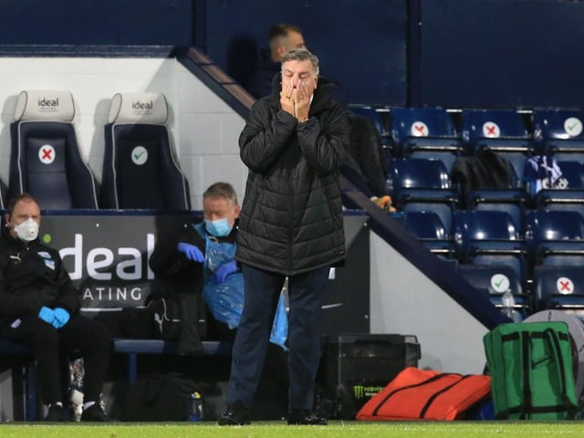 Things haven’t started well for Big Sam at the Hawthorns. No wins in five matches - which includes an FA Cup exit to Blackpool plus hammerings at the hands of Leeds United and Arsenal.