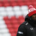 Darren Moore at the Stadium of Light. Picture: Howard Roe/AHPIX