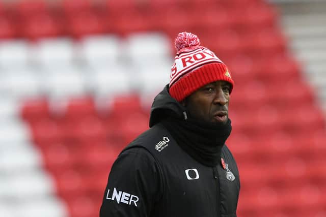 Darren Moore at the Stadium of Light. Picture: Howard Roe/AHPIX