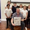 Doncaster Free Press reporter Darren Burke passed on careers tips to pupils at two city schools, including youngsters at Intake's Sandringham Primary School.