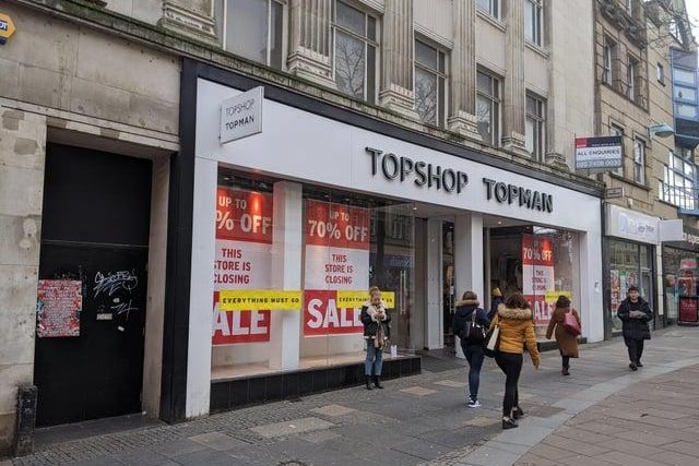 Topshop closed its Fargate branch in March while the Meadowhall shop remained open. The unit was taken over by Superdrug.