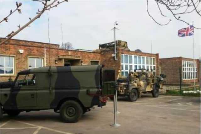 Ashworth Barracks in Doncaster.