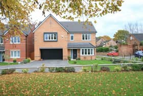 The property has an attractive plot at the front of the Wheatley Hills development.