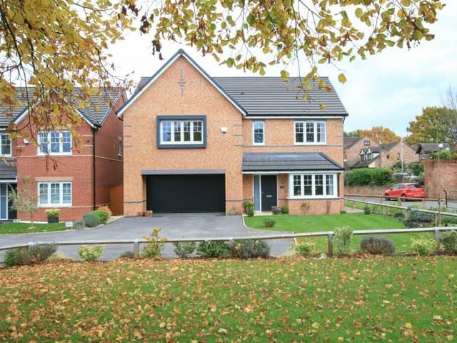 The property has an attractive plot at the front of the Wheatley Hills development.