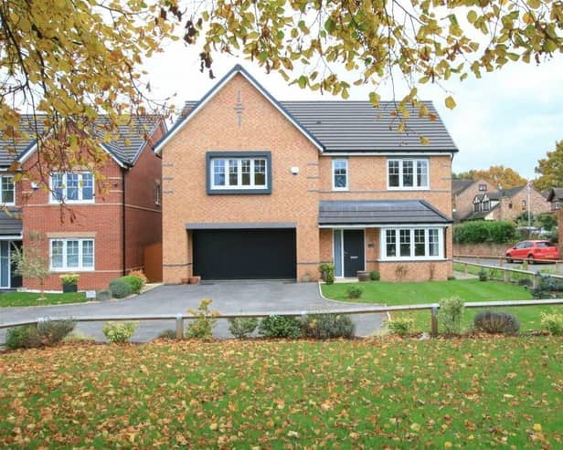 The property has an attractive plot at the front of the Wheatley Hills development.