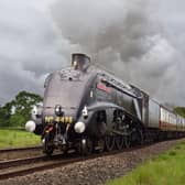 Sir Nigel Gresley will steam through Doncaster this weekend.