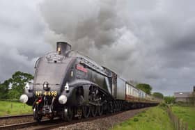 Sir Nigel Gresley will steam through Doncaster this weekend.