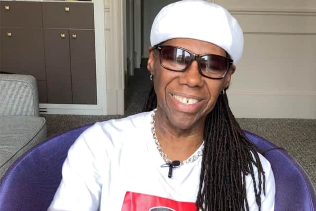Disco legend Nile Rodgers had a special video message for Doncaster.