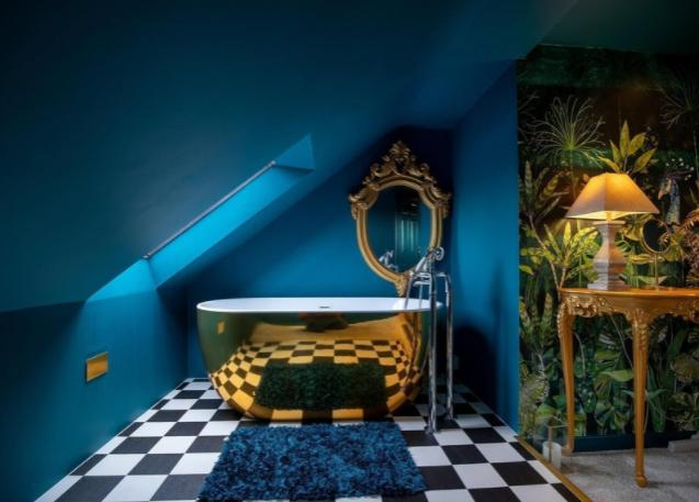 The inspiration for The Dorm came from the Gryffindor dormitory and common room that was shared by Harry and his friends in the films.